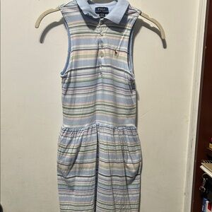 Polo by Ralph Lauren Pastel Striped Sleeveless dress
